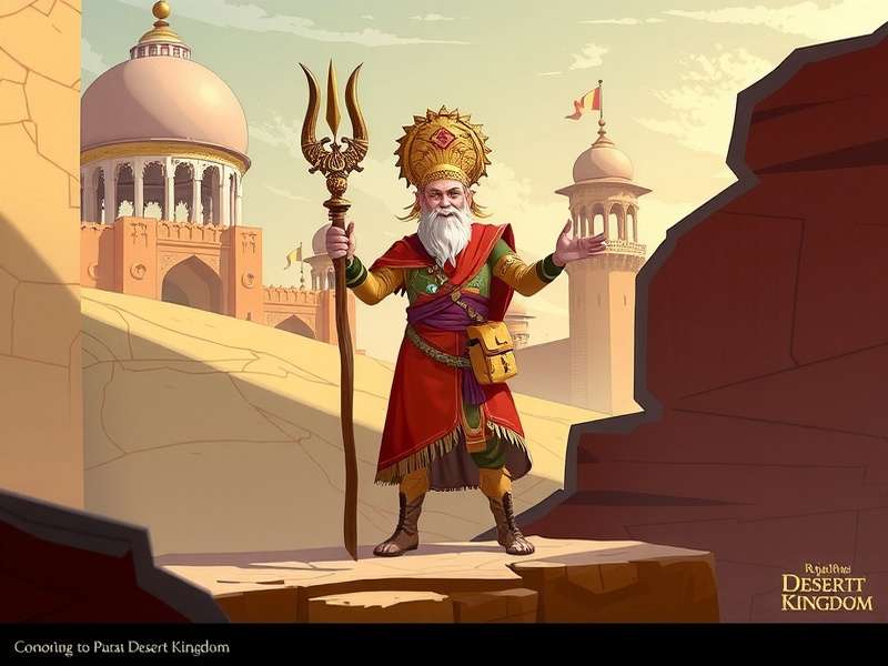 Ginger Sentry King - Upcoming Rajasthan Expansion Concept art of the upcoming Rajasthan Desert Kingdom expansion